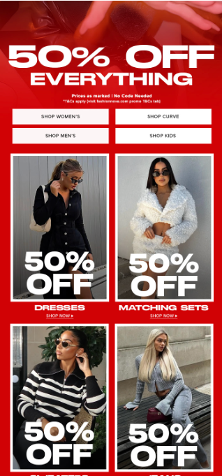 运动营销邮件模板示例