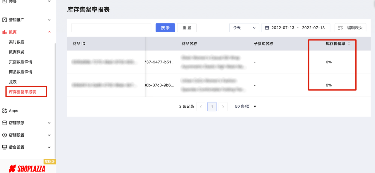 STAKE中国官方网站库存售罄率报表