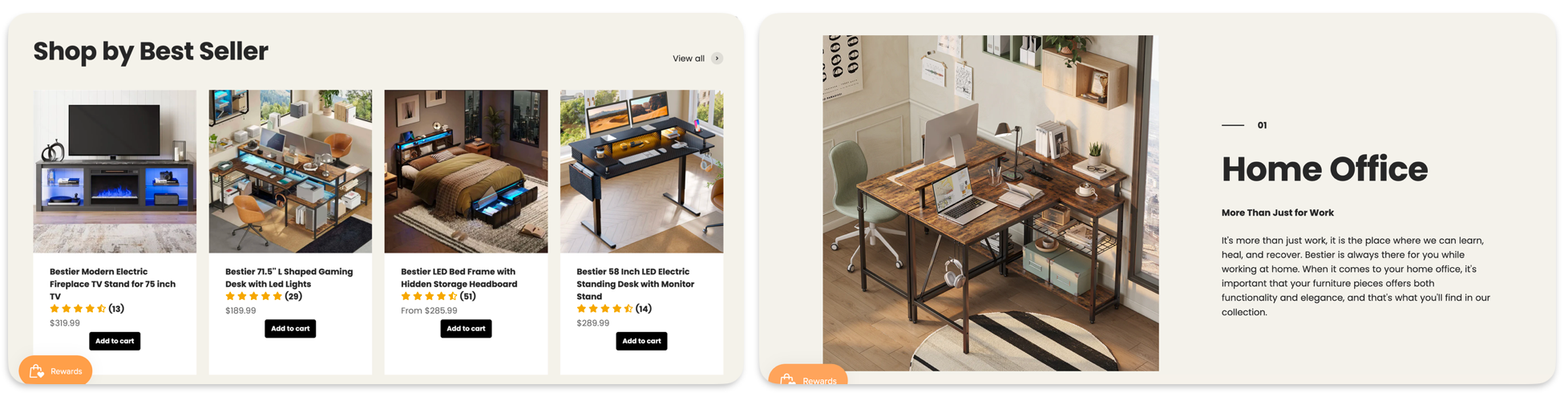 Bestier官网功效分区