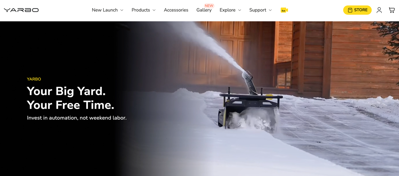 Yarbo 自力站首屏的场景营销.png