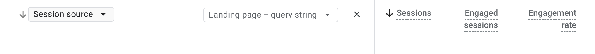 GA4设置主要和次要维度