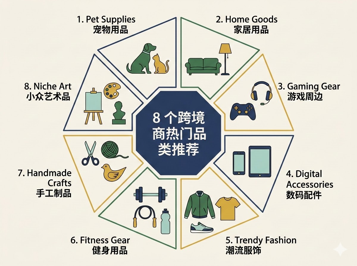 适合在跨境电商小店销售的热门品类