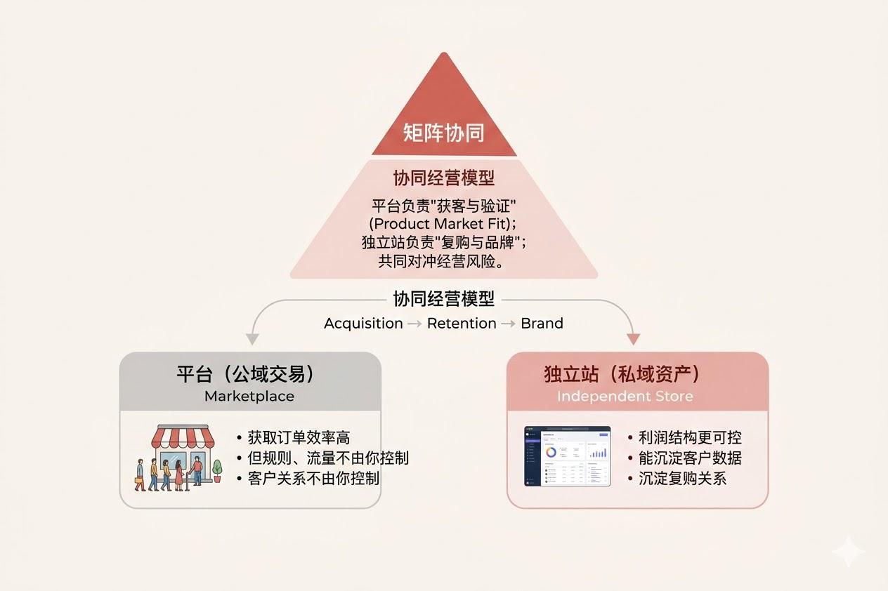 平台+自力站协同谋划模子